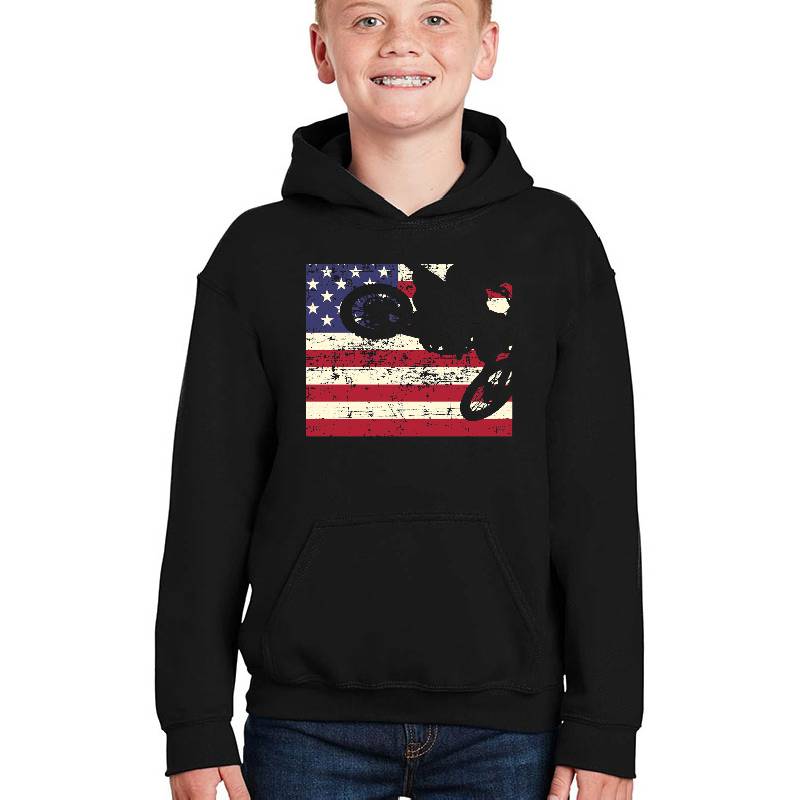 Dirt-Bike-American-Flag--Motocross-Enduro- Richardson Premium Trucker Snapback Caps