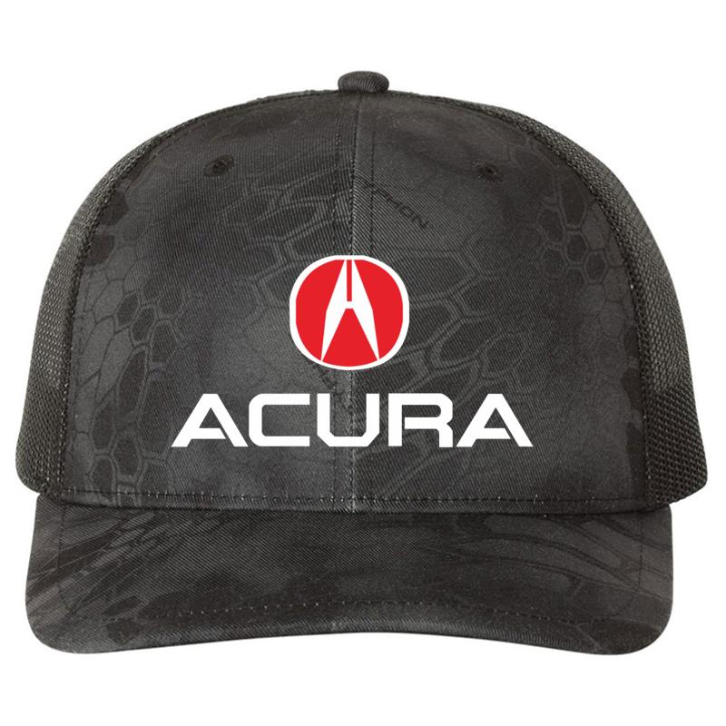 Acura Richardson Premium Trucker Snapback Cap  Kryptek Typhon Black