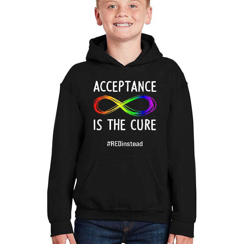 Wear Red Instead Autism-Acceptance Shirt In April 2021 Unisex T-shirts