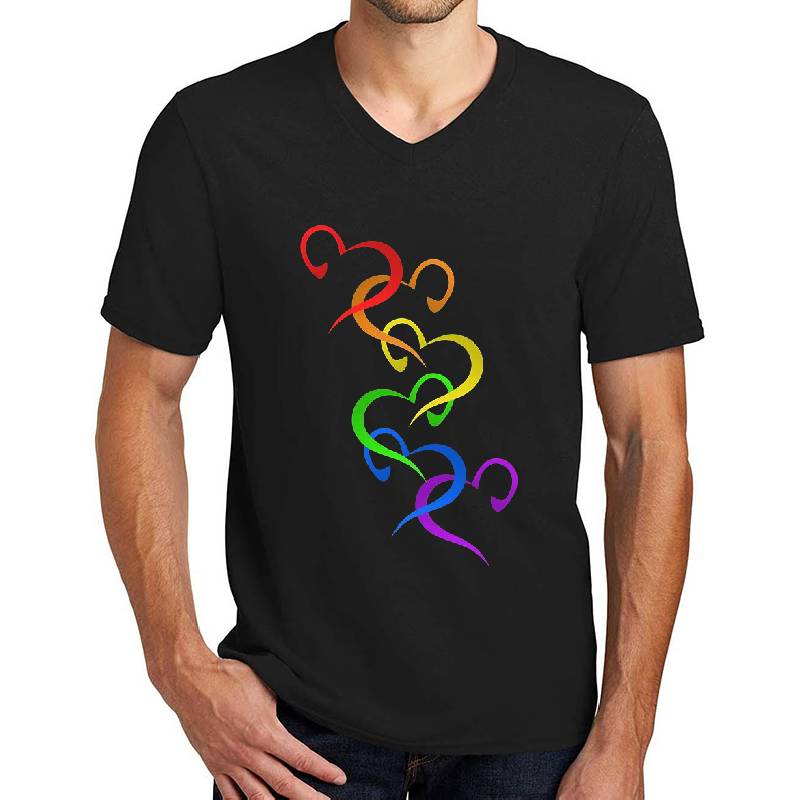 Hearts of PRIDE Unisex T-shirts