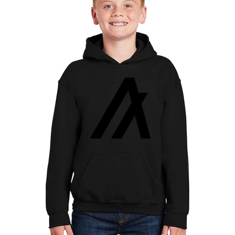 Algorand Logo Crypto Algo Altcoin Youth Hooded Sweatshirt Boy Black