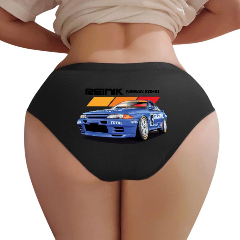 90S Style - Calsonic Gtr Women Underwear Panties Women Black