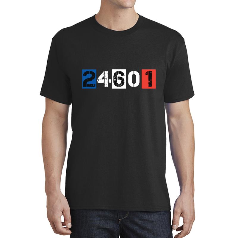 24601 Les Miserables  Unisex T-Shirt Men Black