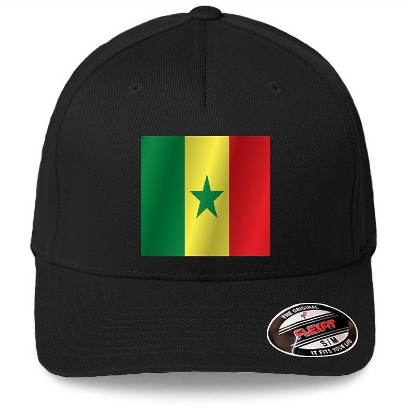 Senegal flag Richardson Premium Trucker Snapback Caps
