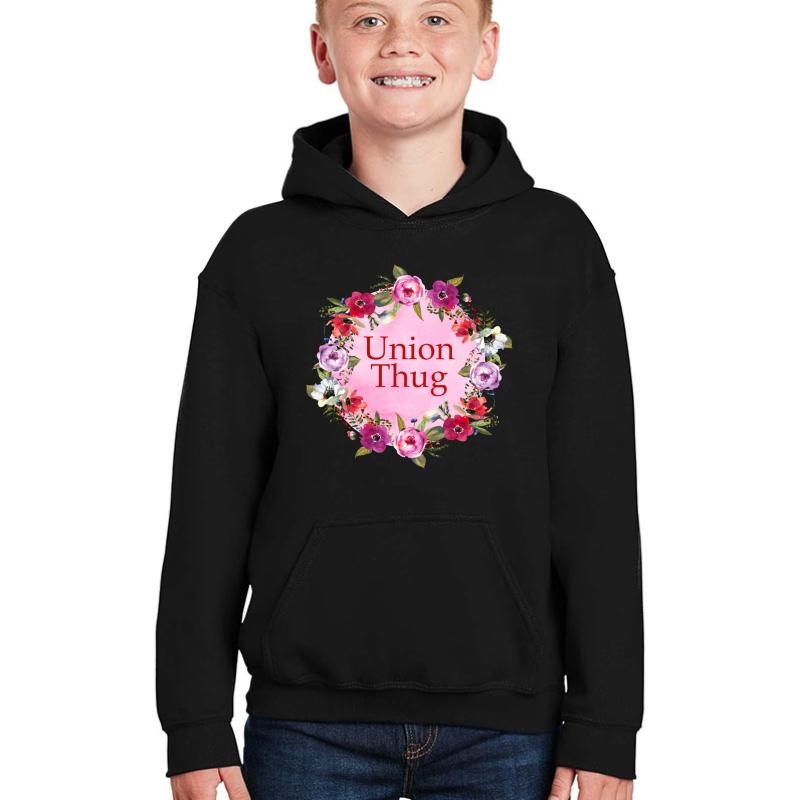 Union Thug Tee Youth Hooded Sweatshirt Boy Black