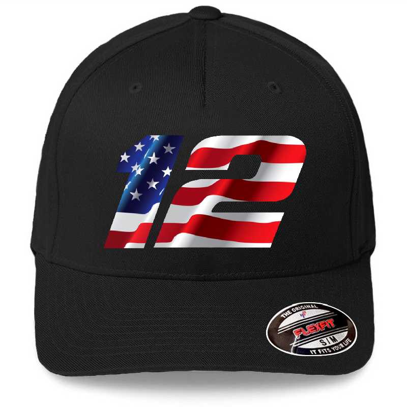 Ryan Blaney Usa Flag 12 Unisex T-shirts