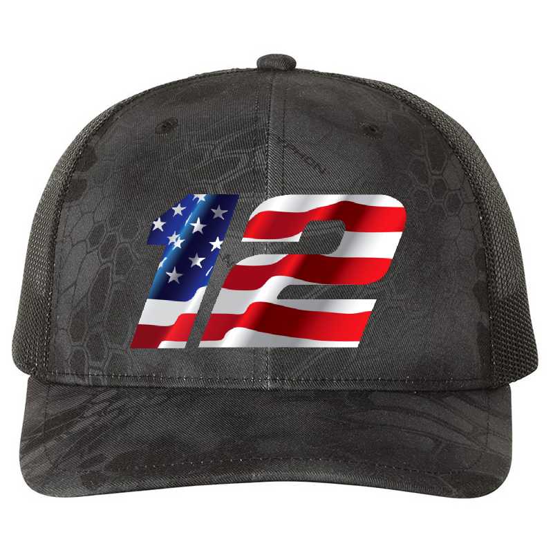 Ryan Blaney Usa Flag 12 Unisex T-shirts
