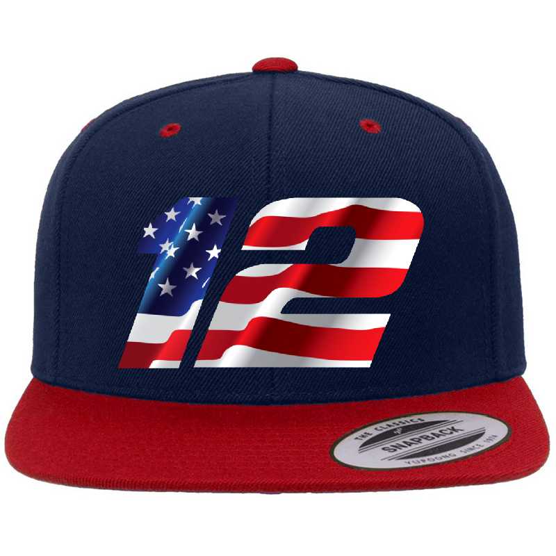Ryan Blaney Usa Flag 12 Unisex T-shirts