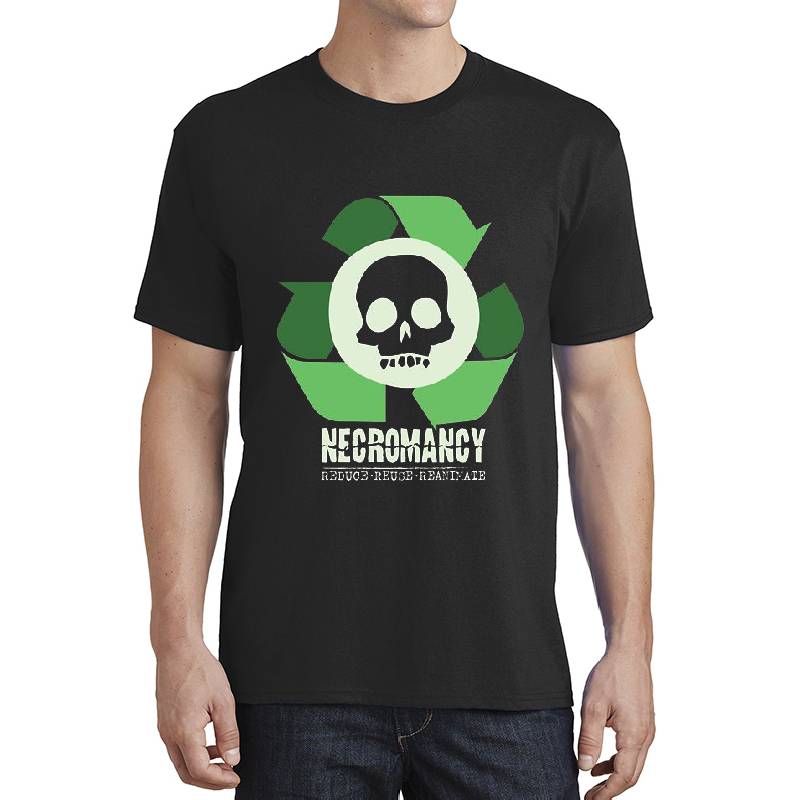 Necromancy: Reduce, Reuse, Reanimate Unisex V-Neck T-Shirts