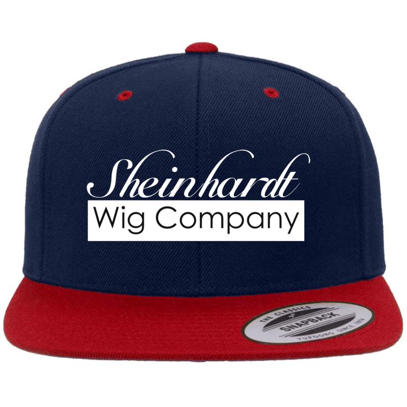 30 Rock Sheinhardt Wig Company Premium Flat Bill Snapback Cap  Navy