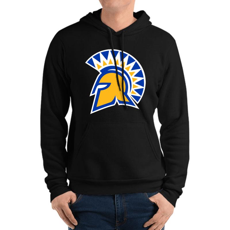 The Spartans San Jose State-Icon Unisex Hooded Sweatshirt Men Black