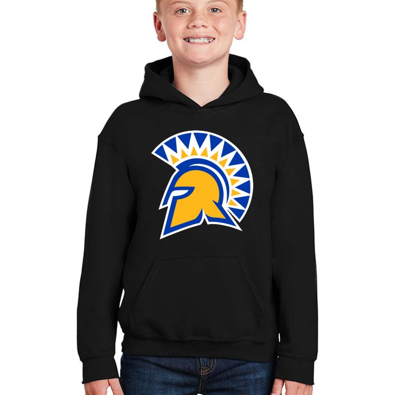 The Spartans San Jose State-Icon Youth Hooded Sweatshirt Boy Black