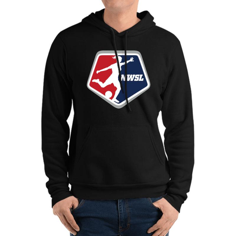 Us Women's Soccer Unisex Hooded Sweatshirt Men Black