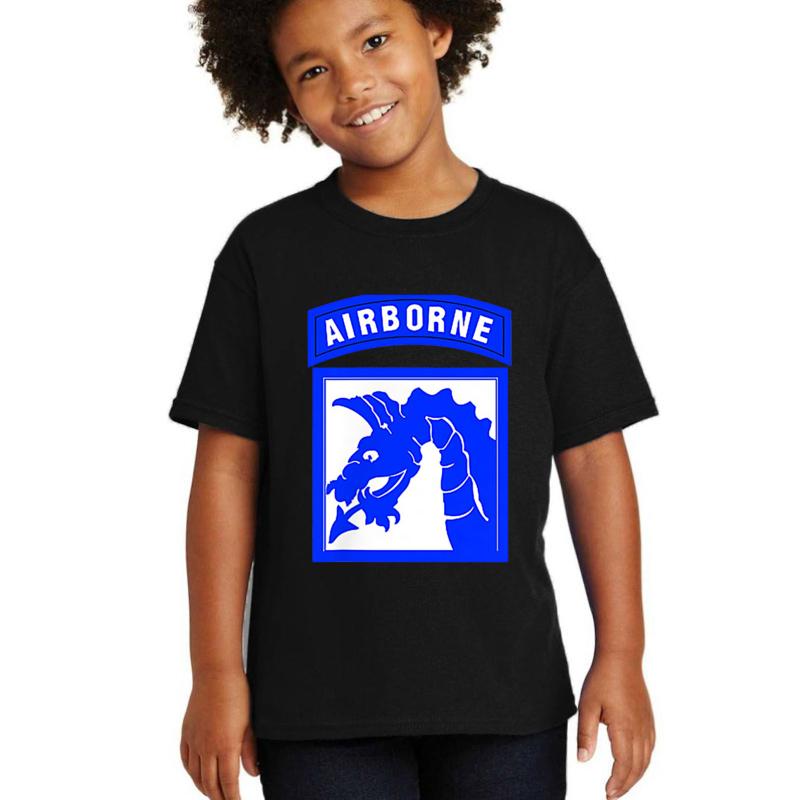 18Th Airborne Corps Xviii Corps Army Military Veteran Youth T-Shirt Boy Black