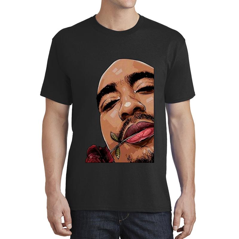 2Pac Unisex T-Shirt Men Black