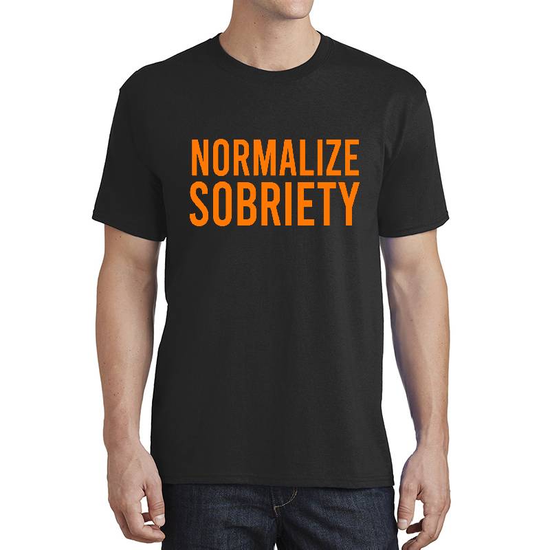 Normalize Sobriety Sobriety Gift Sober Af Sober Anniversary Sober & Proud Recovery Milestone Premium Flat Bill Snapback Caps