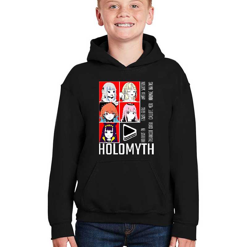 Hololive EN Holomyth Red Panel Unisex T-shirts