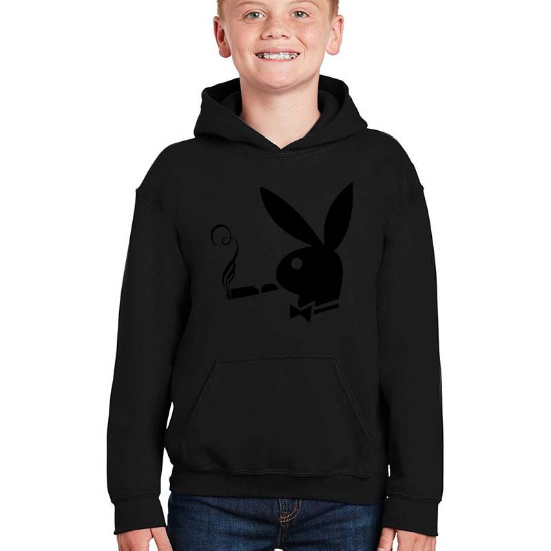 Playboy Bunny Logo Smoking Unisex Hooded Sweatshirts