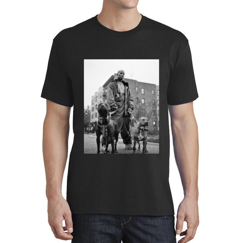 Vintage Dmx With Dogs Unisex T-Shirt Men Black