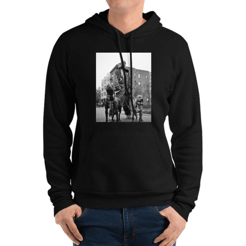 Vintage Dmx With Dogs Unisex Hooded Sweatshirt Men Black