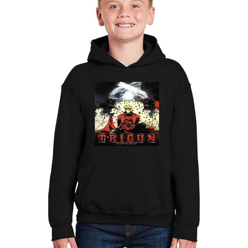 Trigun. Youth Hooded Sweatshirt Boy Black