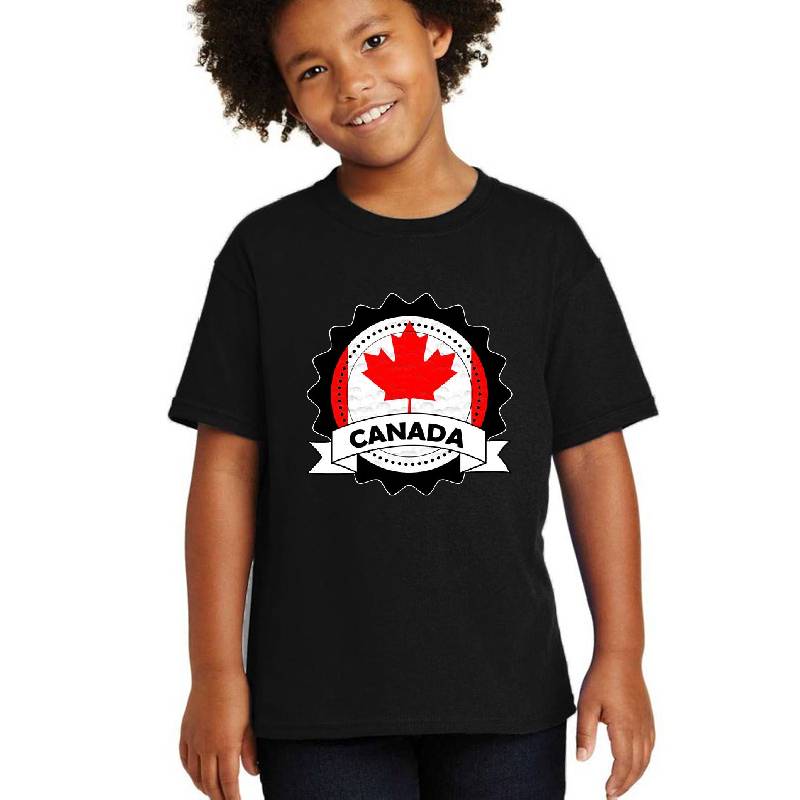 Canada Emblem-Badge-Flag Unisex T-shirts