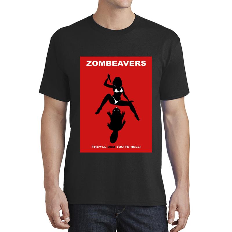 Zombeavers Unisex T-Shirt Men Black