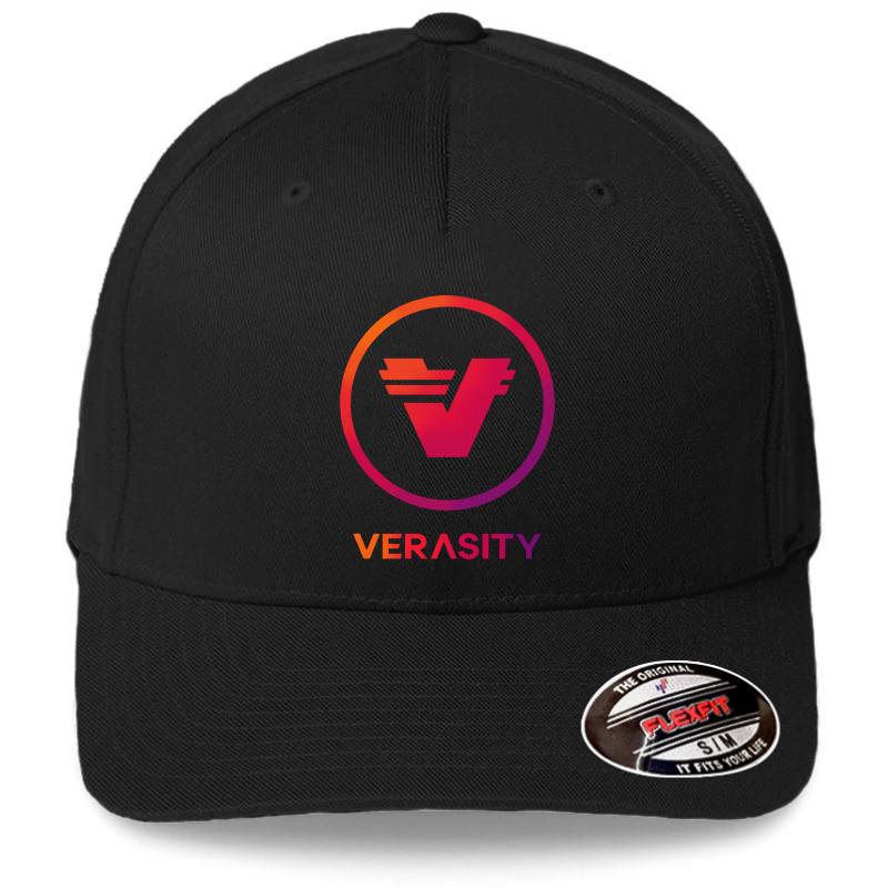 Vra Verasity Cryptocurrency Blockchain Investor Flexfit Baseball Cap  Black