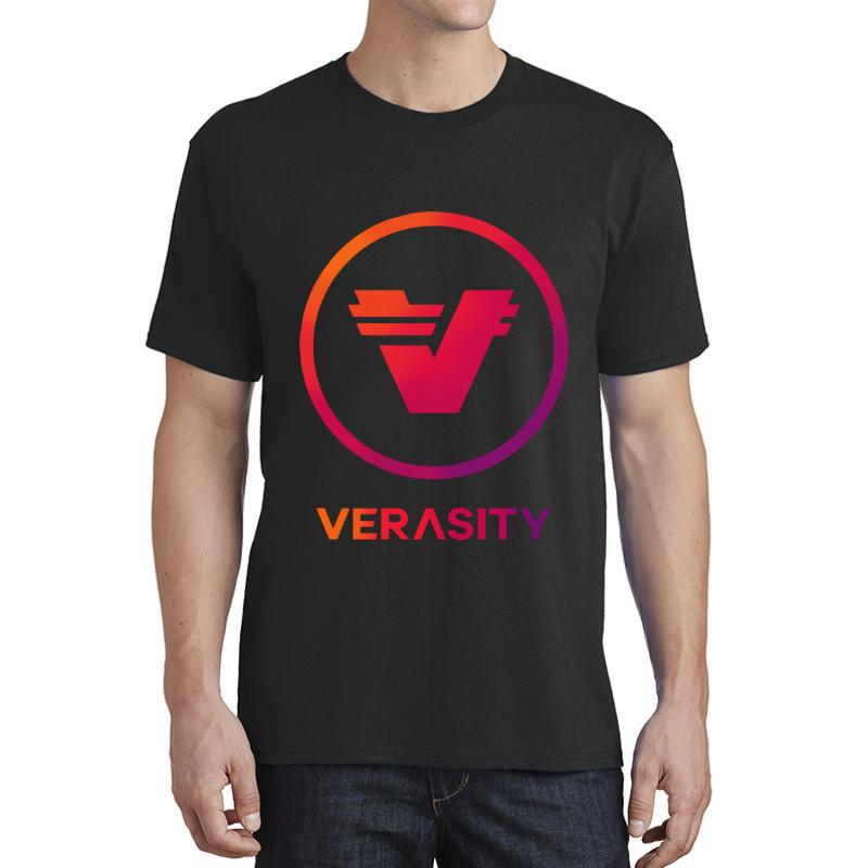 Vra Verasity Cryptocurrency Blockchain Investor Unisex T-Shirt Men Black