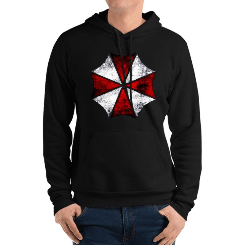 Umbrella Corp Unisex Hooded Sweatshirt Men Black