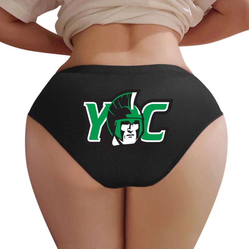 York College Spartans Women Underwear Panties Women Black