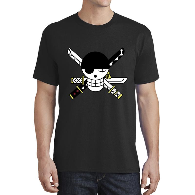 Zoro Jolly Roger Unisex T-Shirt Men Black