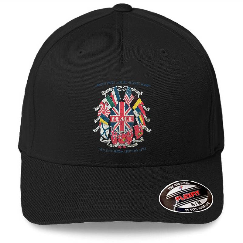 British Empire Allies Victory Emblem Richardson Premium Trucker Snapback Caps