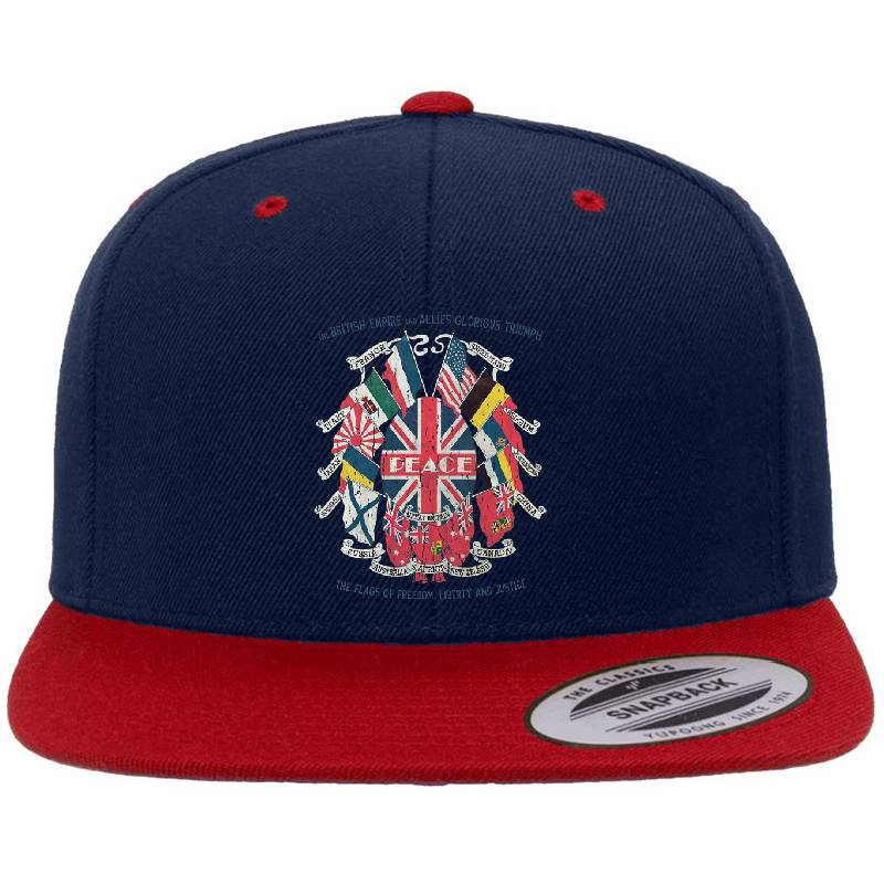 British Empire Allies Victory Emblem Richardson Premium Trucker Snapback Caps