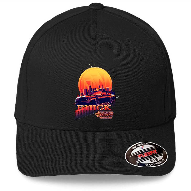Grand National Burnt Orange Version Premium Flat Bill Snapback Caps