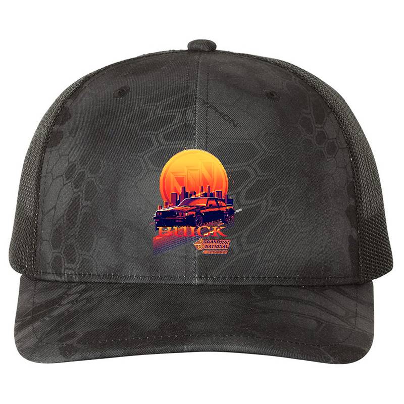 Grand National Burnt Orange Version Premium Flat Bill Snapback Caps