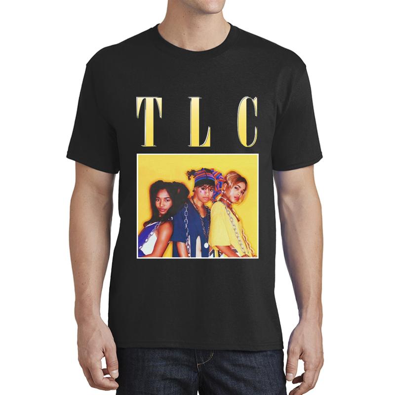 Vintage Tlc Friend Team 90S Hip Hop Unisex T-Shirt Men Black