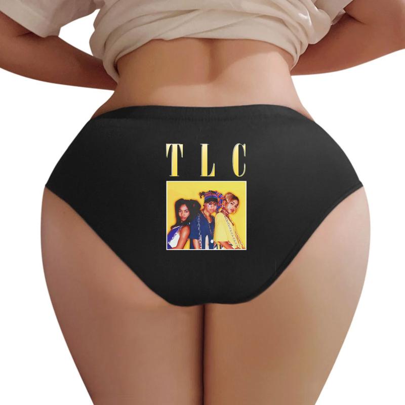 Vintage Tlc Friend Team 90S Hip Hop Women Underwear Panties Women Black