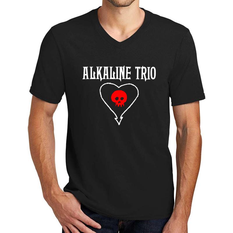 Alkaline Trio Unisex V-Neck T-Shirt Men Black