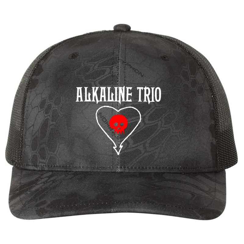 Alkaline Trio Richardson Premium Trucker Snapback Cap  Kryptek Typhon Black