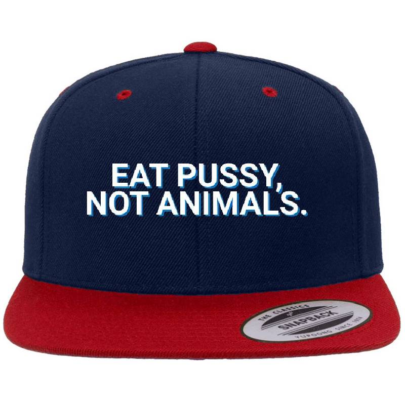 Eat Pussy Not Animals Funny Unisex T-shirts