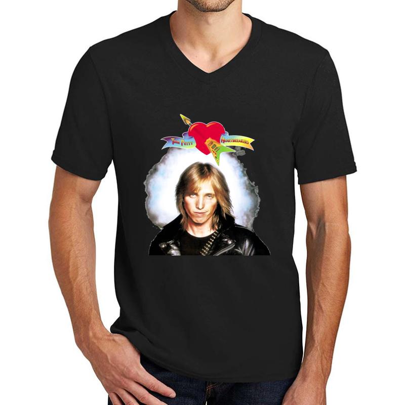 Tom Petty New Classic Unisex V-Neck T-Shirt Men Black