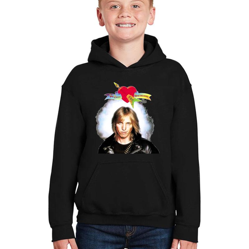 Tom Petty New Classic Youth Hooded Sweatshirt Boy Black