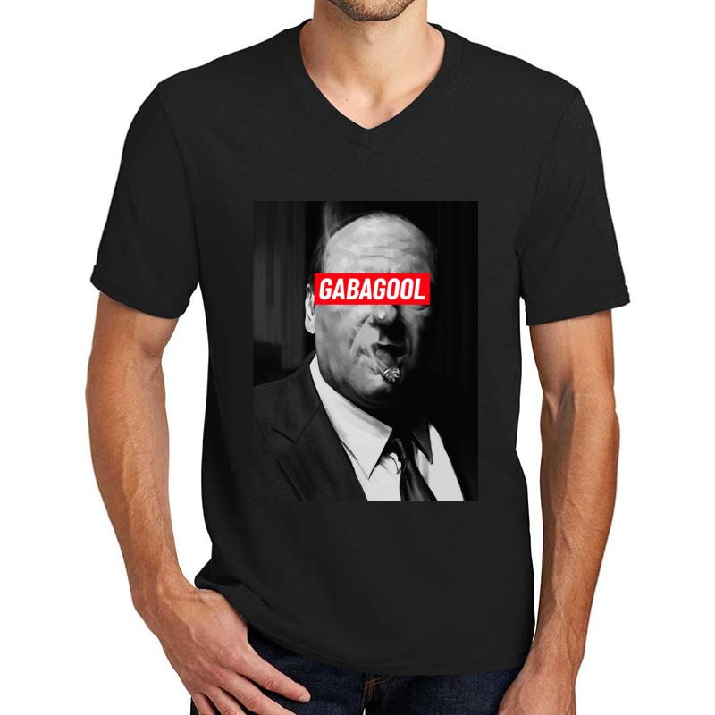 Tony Soprano - Gabagool - It's What's For Dinner Unisex V-Neck T-Shirt Men Black