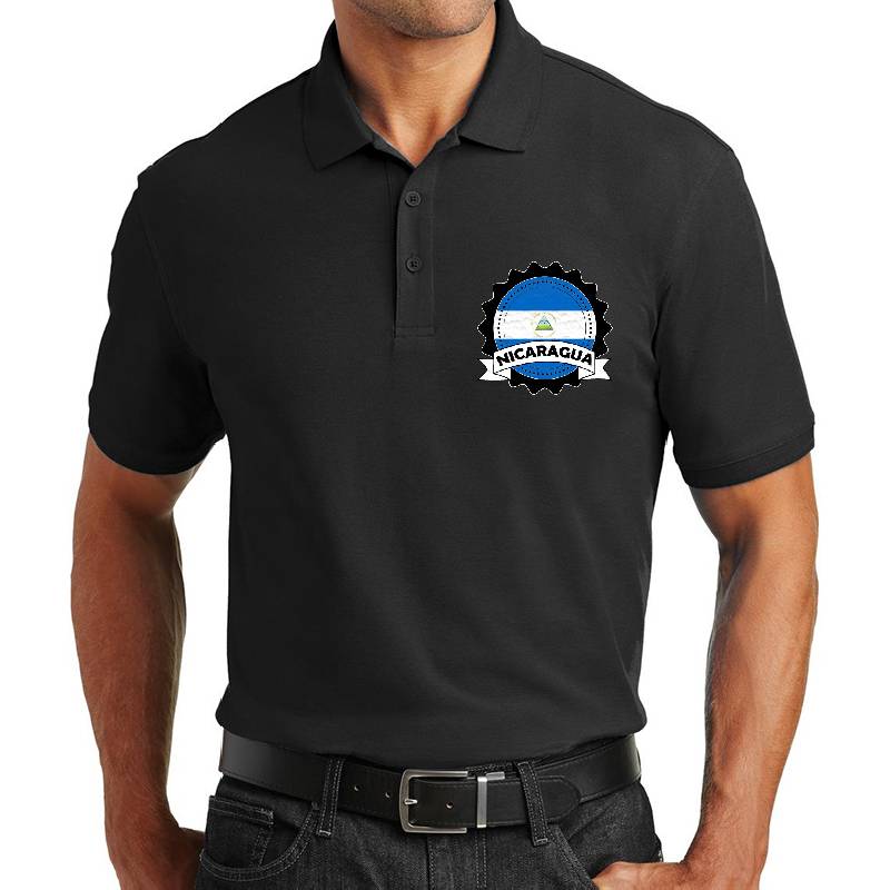 Nicaragua Emblem-Badge-Flag Unisex T-shirts