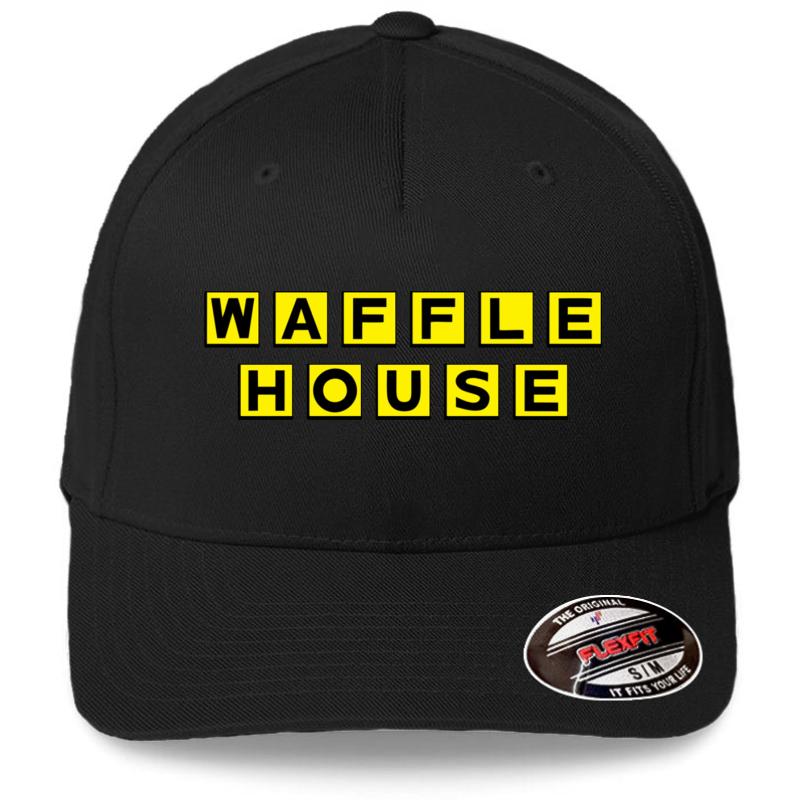 Waffle House Flexfit Baseball Cap  Black