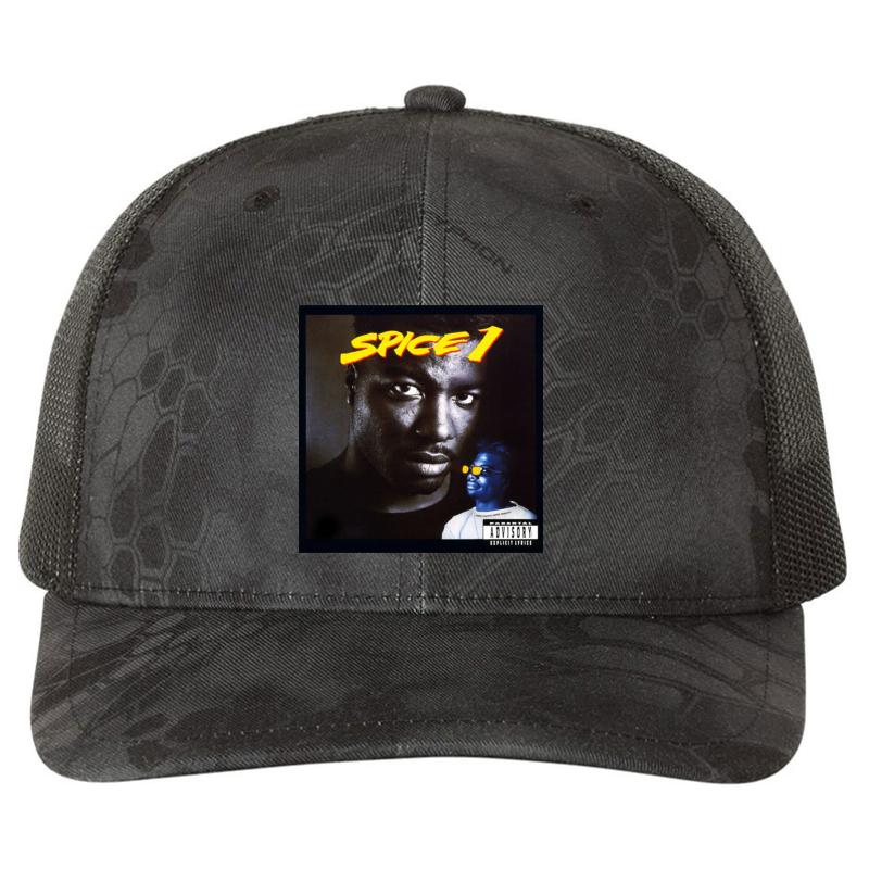 1992 Spice 1 Richardson Premium Trucker Snapback Cap  Kryptek Typhon Black