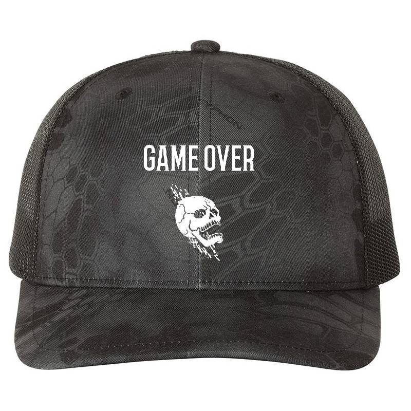 GAMME OVER Premium Flat Bill Snapback Caps
