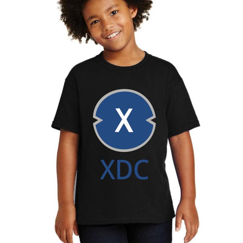 Xinfin Xdc Coin Youth T-Shirt Boy Black