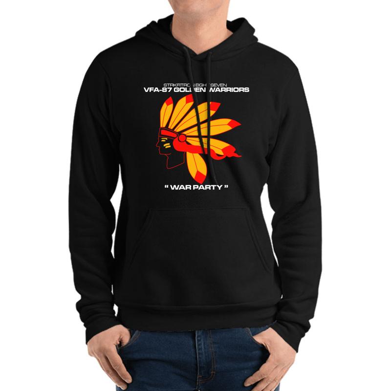 Vfa-87 Golden Warriors Unisex Hooded Sweatshirt Men Black